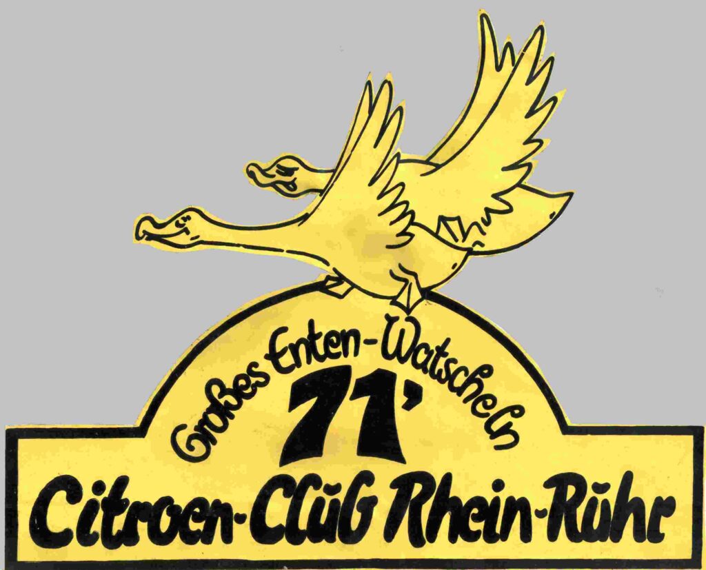 Entenfahrer-Aufkleber des CCRR